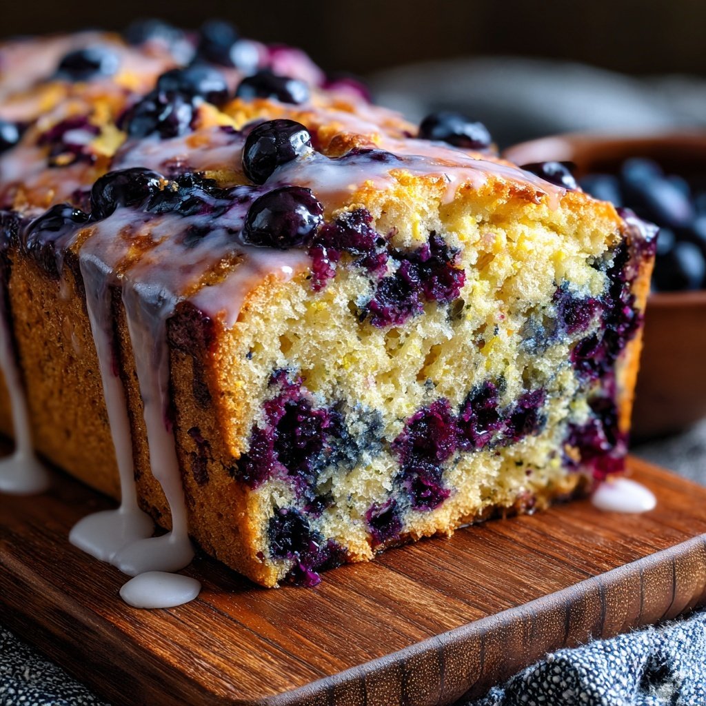 Blueberry Yogurt Breakfast Loaf