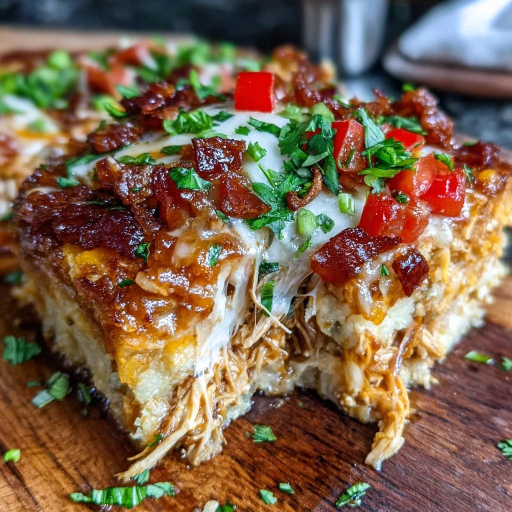 Shredded Chicken Mexican Casserole