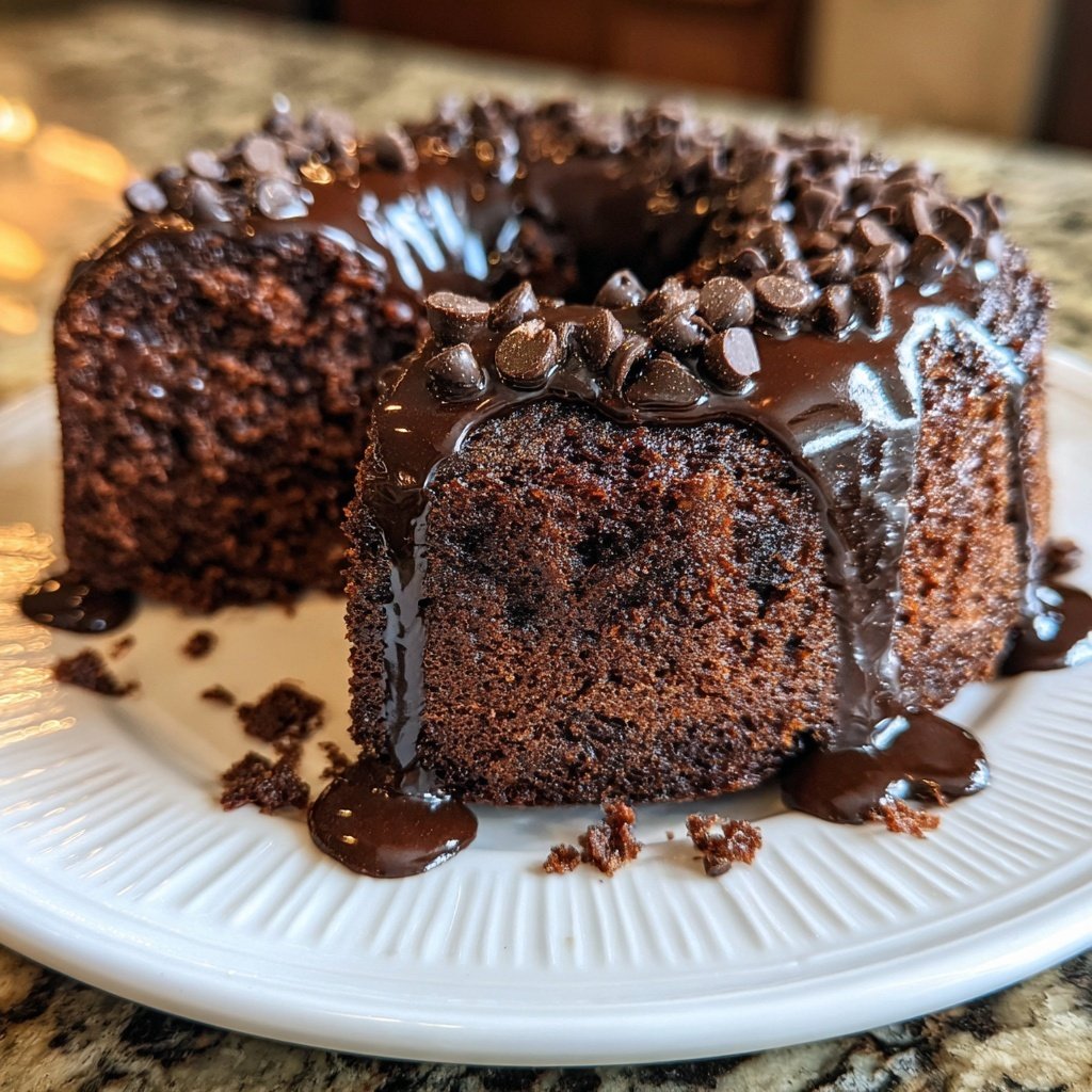 Chocolate Zucchini Snack Cake
