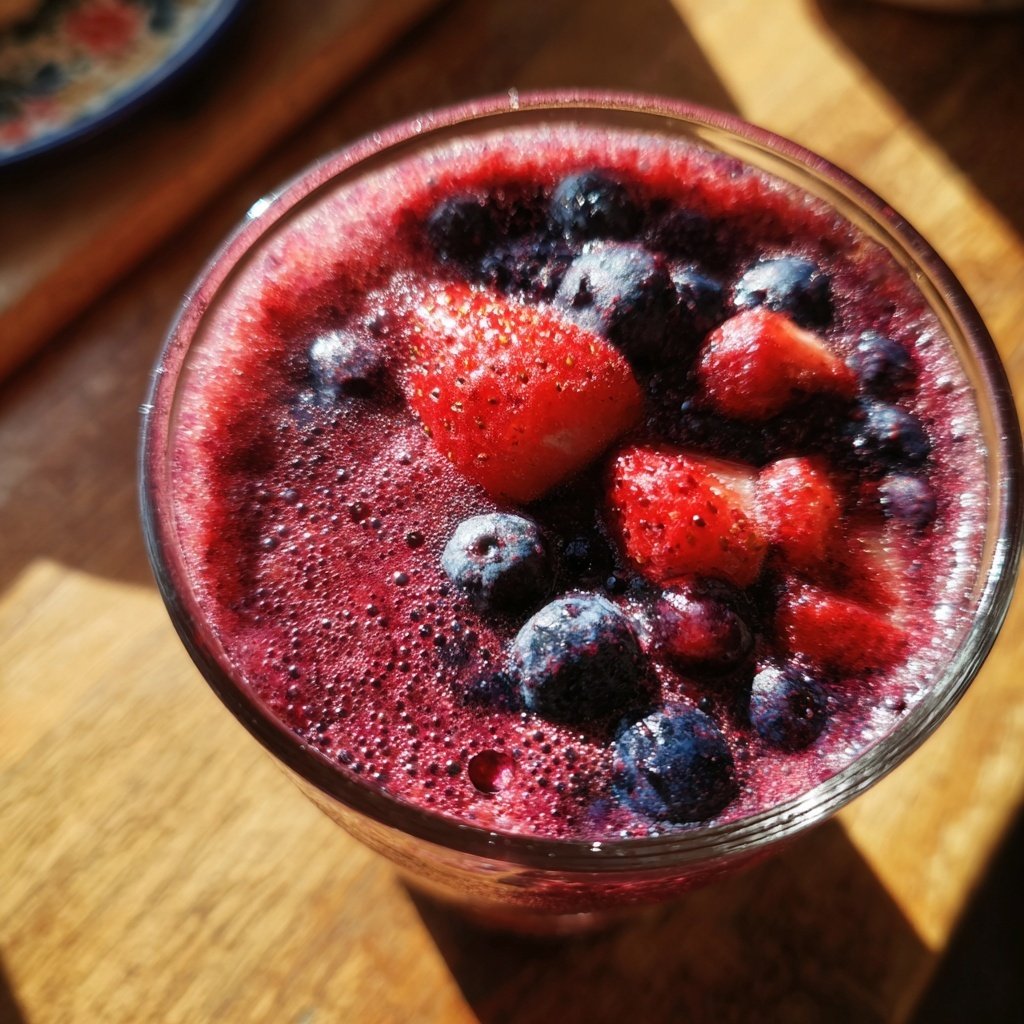 Easy Smoothie With Frozen Berries