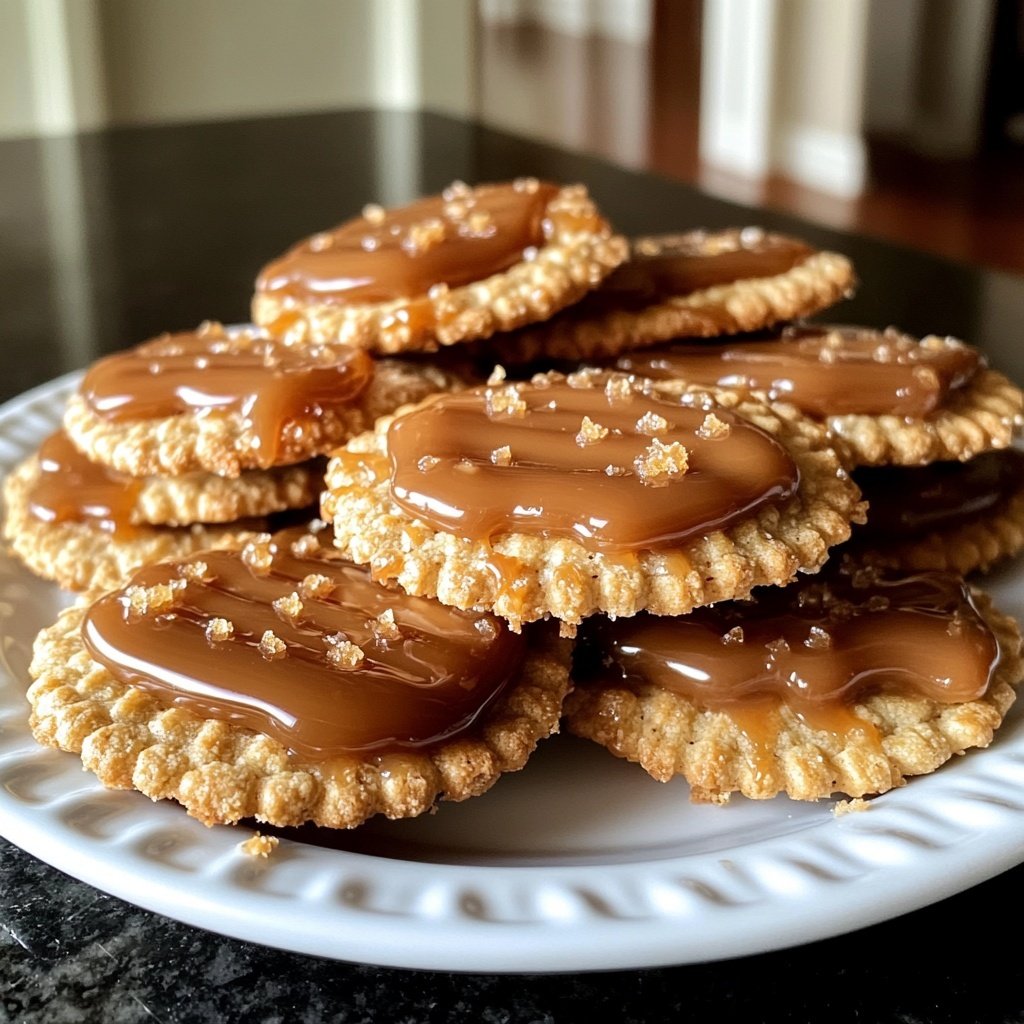 Irresistible Caramel Ritz Cracker Christmas Cookies for Festive Delight