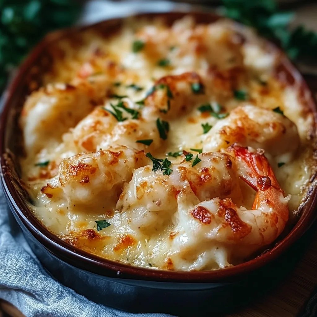 Delicious Seafood Gratin Recipe: A Simple and Healthy Dinner Idea!