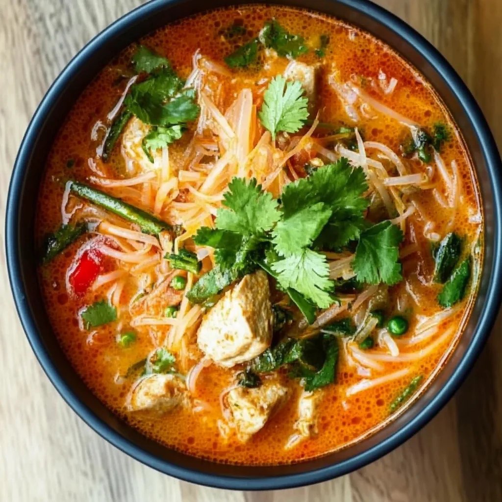 Thai Red Curry Noodle Soup