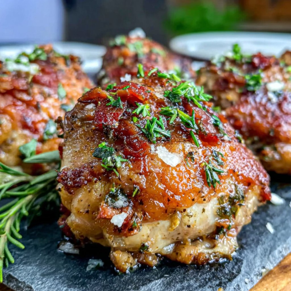 Baked Chicken Thighs With Paprika