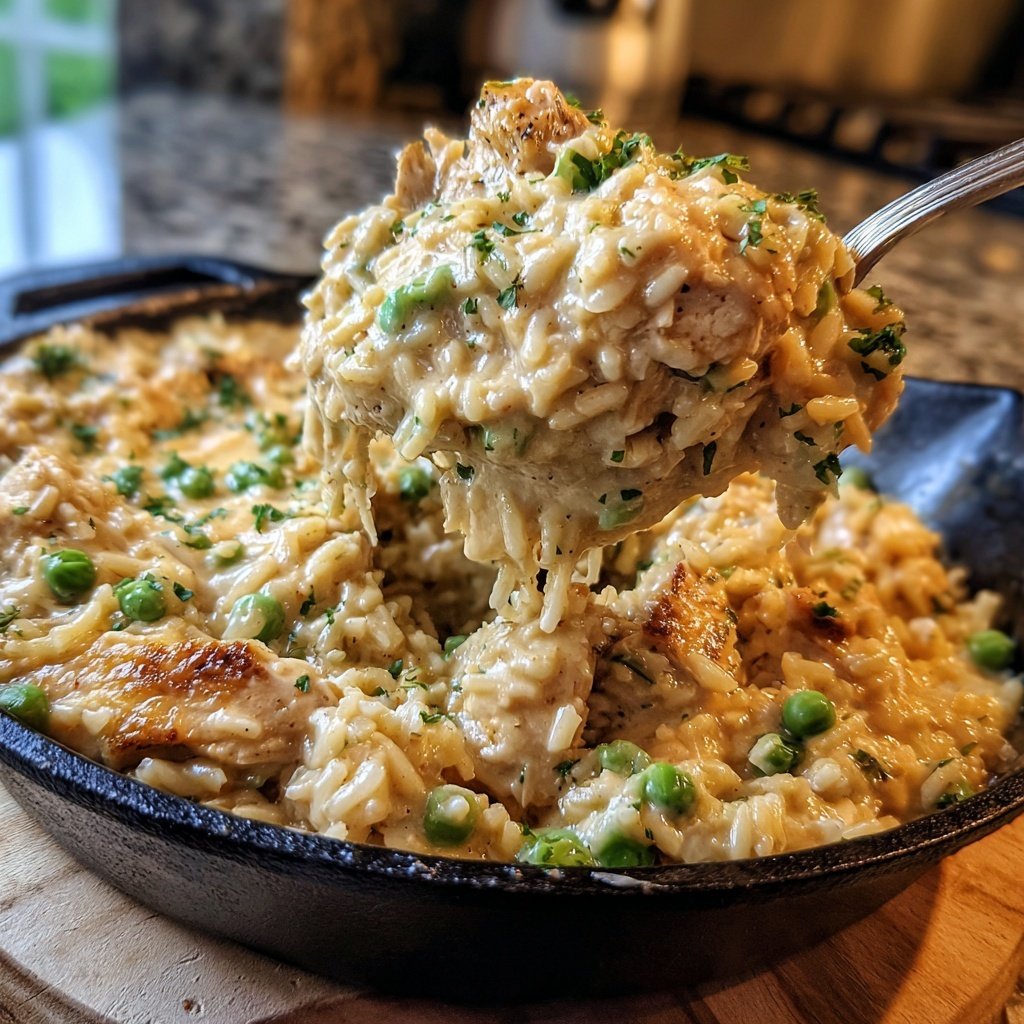 Creamy Chicken And Rice One Pot Dinner