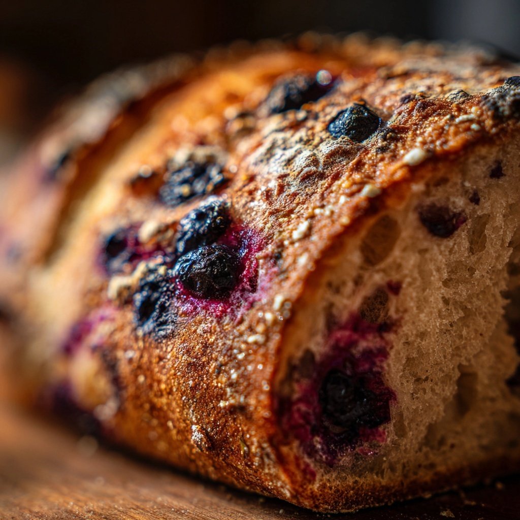 Blueberry Lemon Sourdough Bread