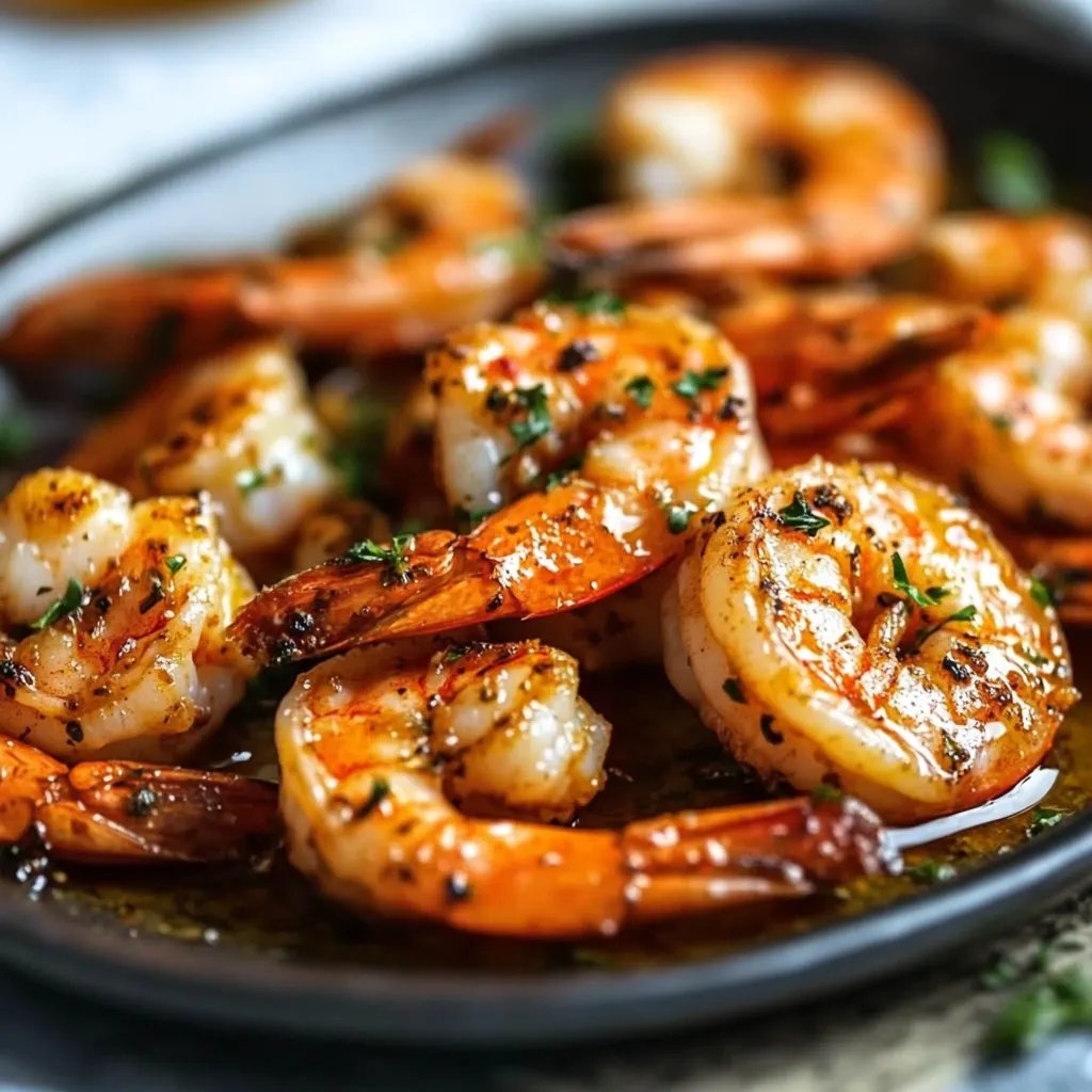 Easy Garlic Smoked Shrimp
