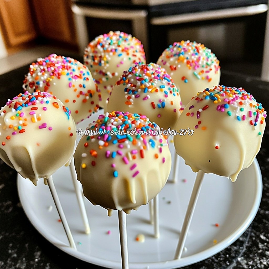 Starbucks Copycat Birthday Cake Pops