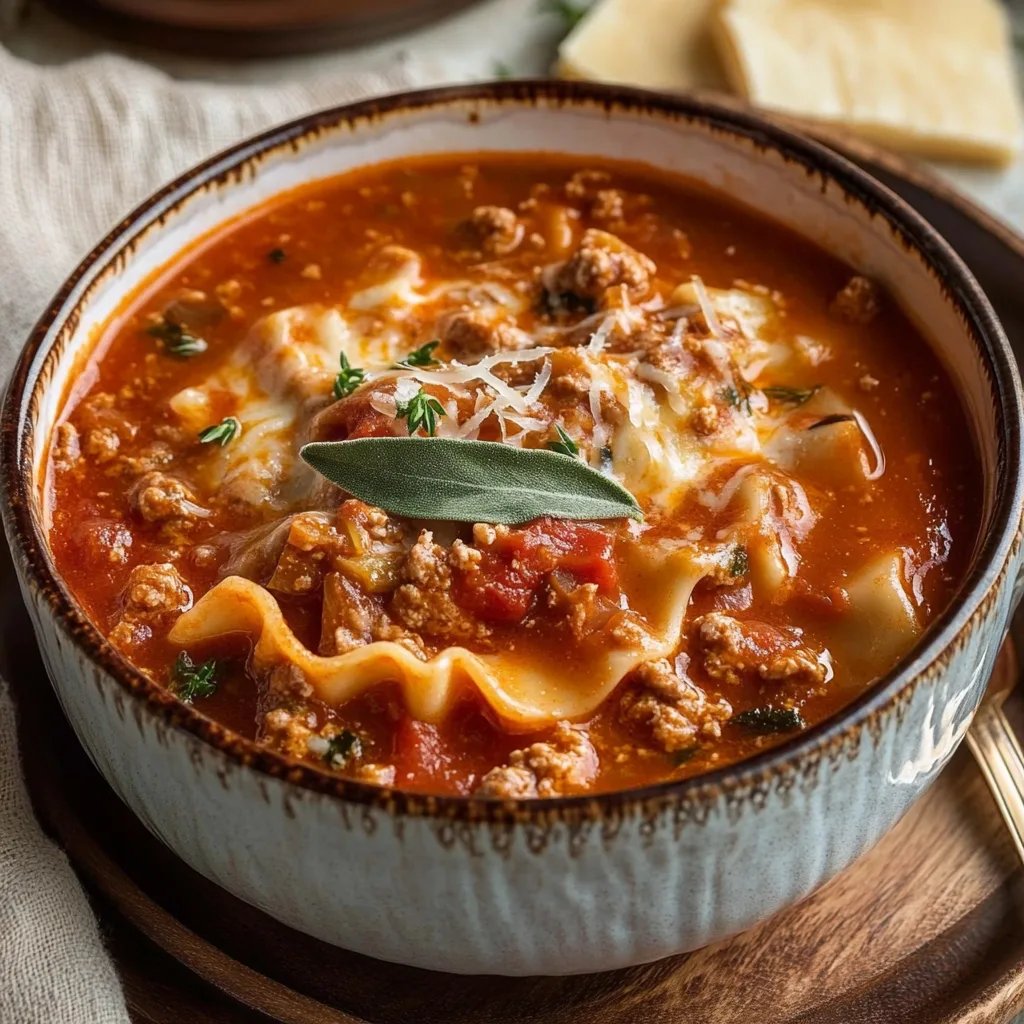 Gluten Free Lasagna Soup